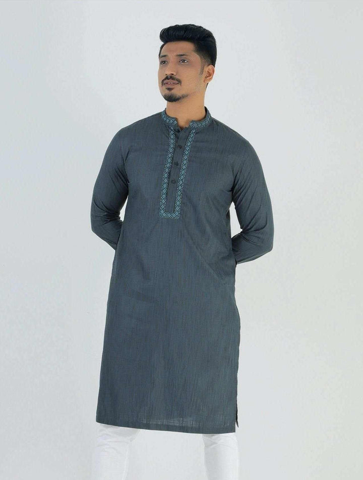 Non Iron Slim Fit Panjabi - Blucheez