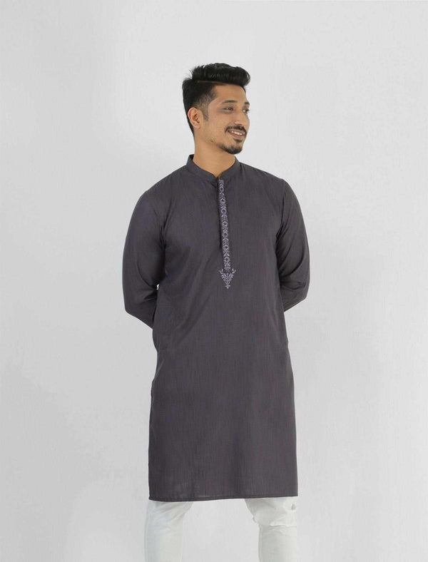 Non Iron Slim Fit Panjabi - Blucheez