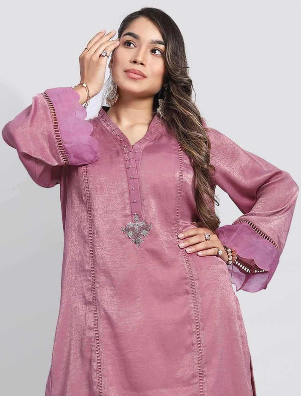 Regular Fit Zardozi Kameez - Blucheez