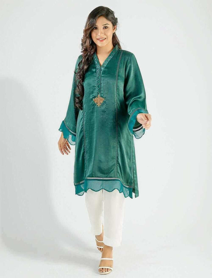 Regular Fit Zardozi Kameez - Blucheez