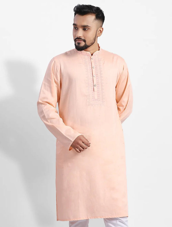 Semi-Formal Slim Fit Panjabi - Blucheez