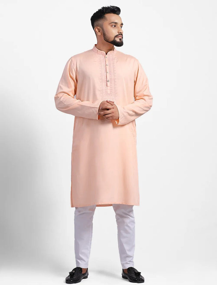 Semi-Formal Slim Fit Panjabi - Blucheez