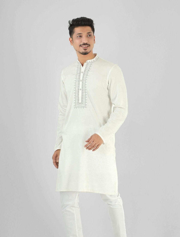 Semi-Formal Slim Fit Panjabi - Blucheez