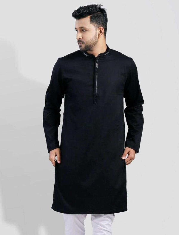 Smart Casual Embroidery Slim Fit Panjabi - Blucheez