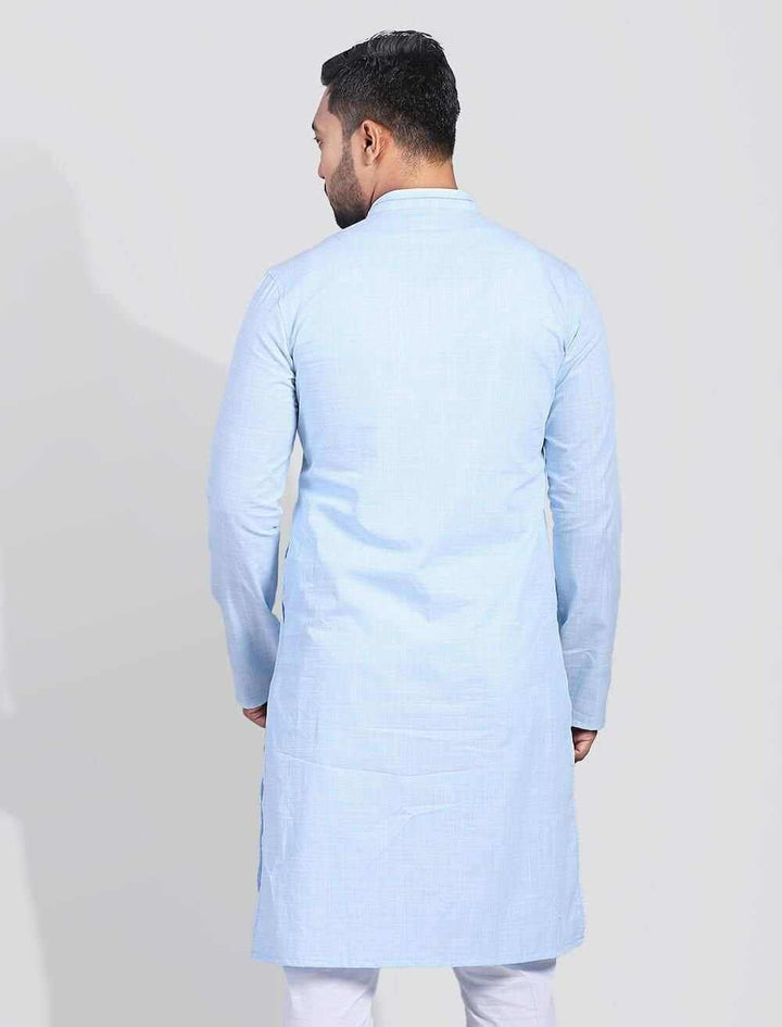 Smart Casual Embroidery Slim Fit Panjabi - Blucheez