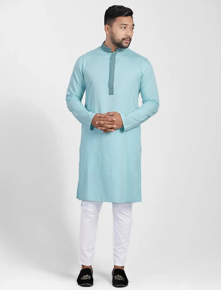 Smart Casual Slim Fit Panjabi - Blucheez