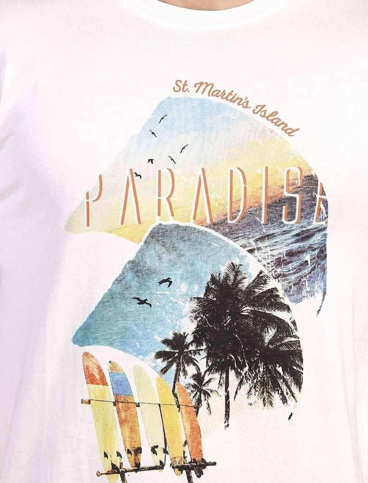 St. Martin’s Island Printed Tee - Blucheez