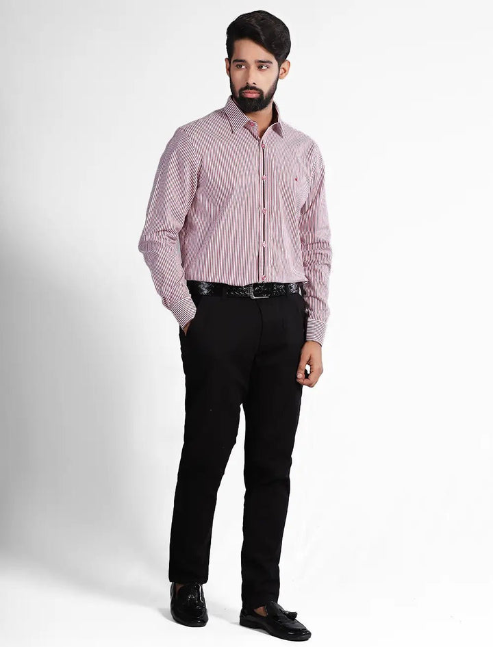 Stripe Men's Formal Shirt - Blucheez