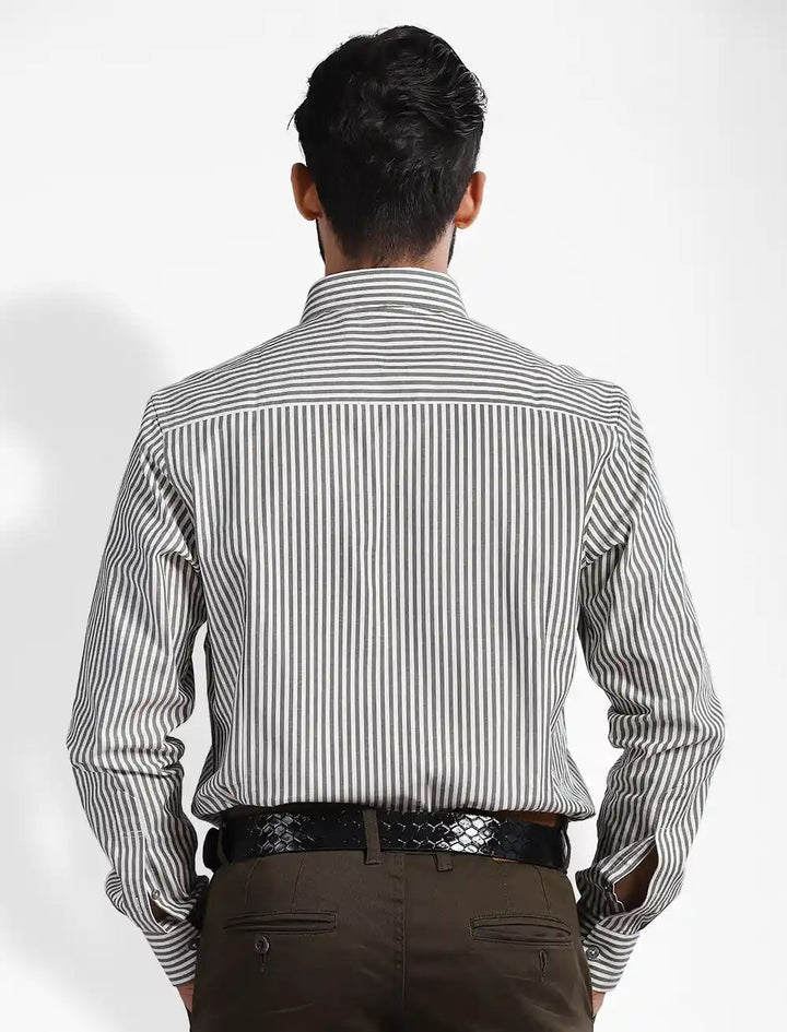 Stripe Men's Formal Shirt - Blucheez