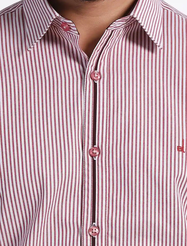 Stripe Men's Formal Shirt - Blucheez