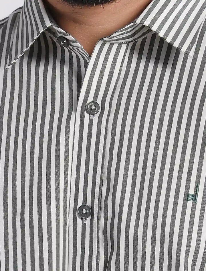 Stripe Men's Formal Shirt - Blucheez