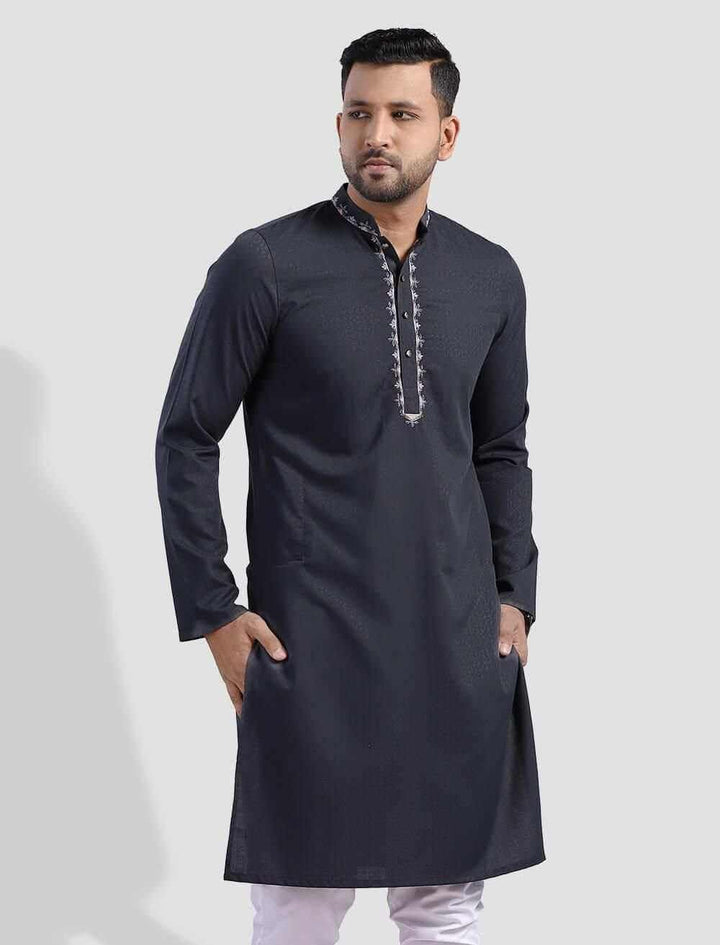 Zardozi Slim Fit Panjabi - Blucheez